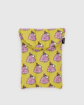 Puffy Tablet Sleeve 8" - Mini Puffer Snoopy