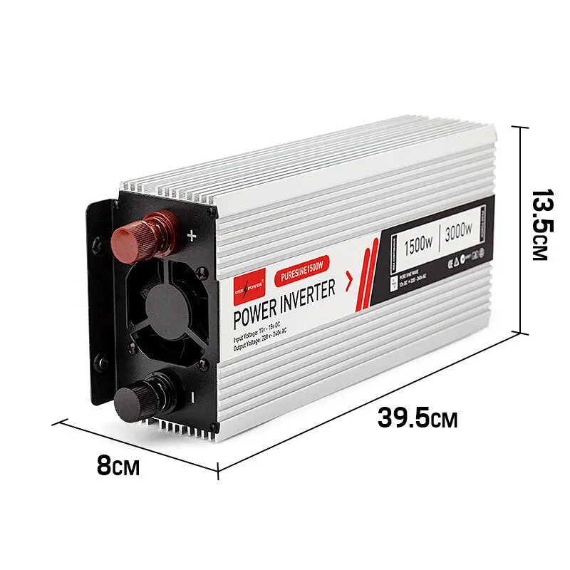 Pure Sine Wave 1500W/3000W Power Inverter 12V/240V for Caravan Boat Car GENPOWER