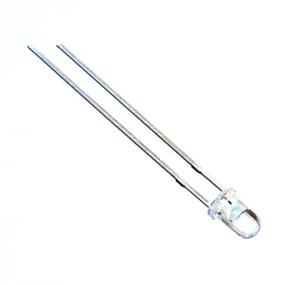 Red 3mm Water Clear LED - 25deg - 1000mCd