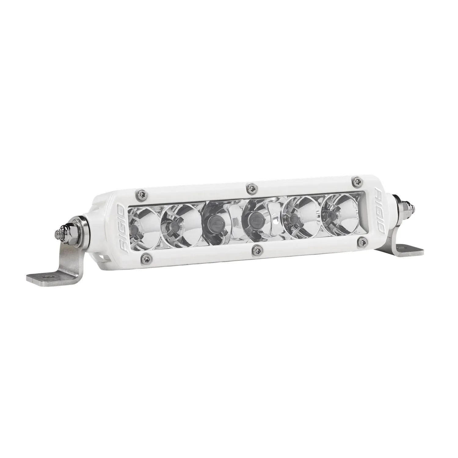 RIGID SR-Series PRO LED Light Spot/Flood Optic Combo 6 Inch White Housing