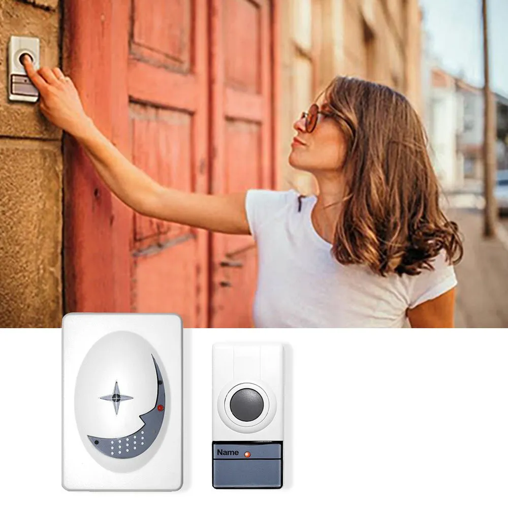 RL RL-3929 Wireless Digital Doorbell, Safety Doorchime with Loudly Voice