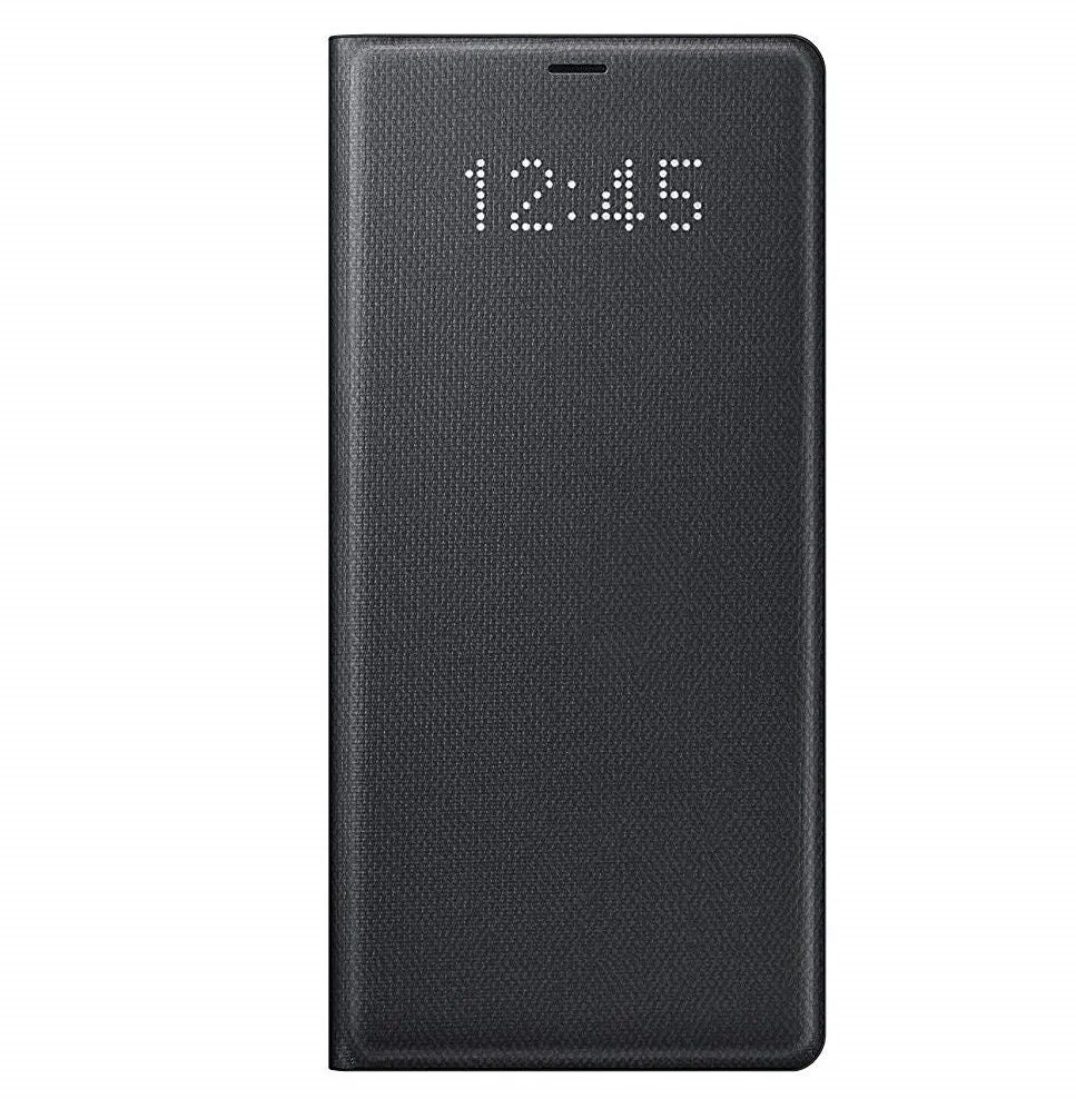 Samsung LED View Wallet Case for Galaxy Note8 - EF-NN950PBEGUS - Black