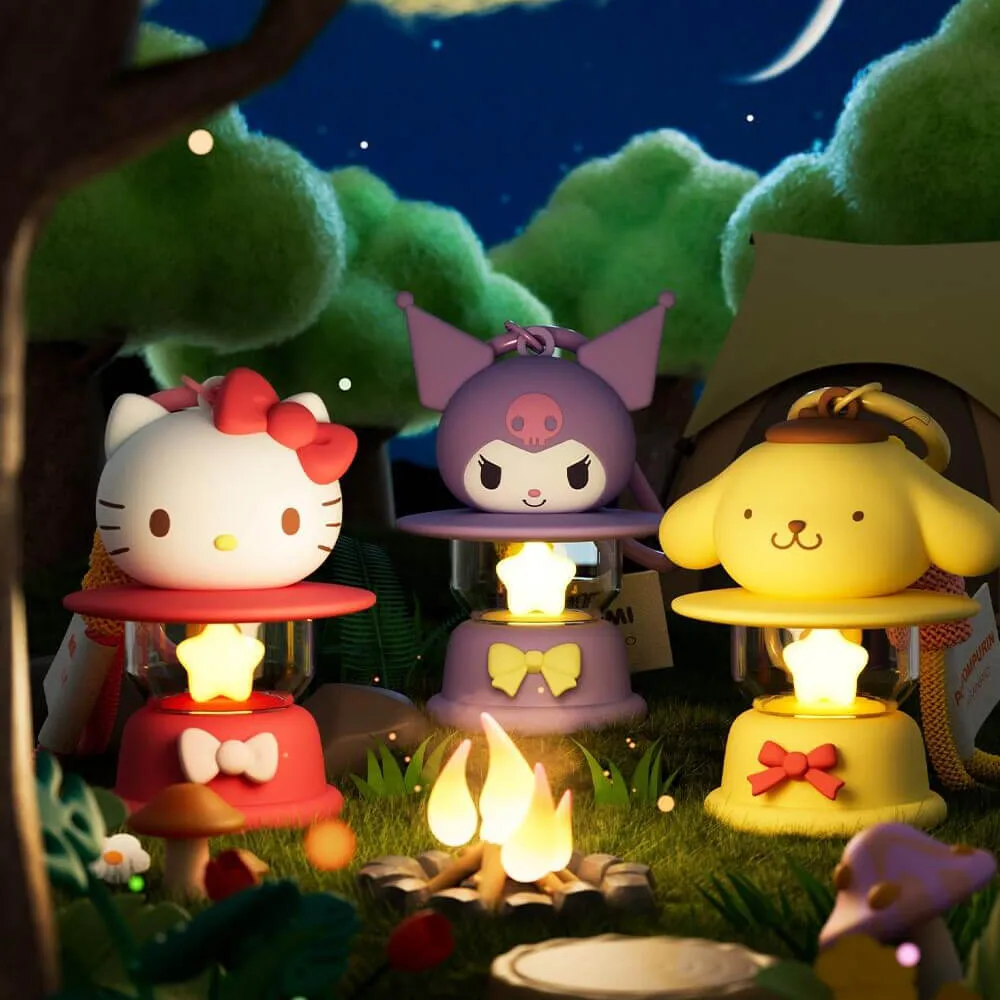 Sanrio Characters Kerosene Lamp Keychain