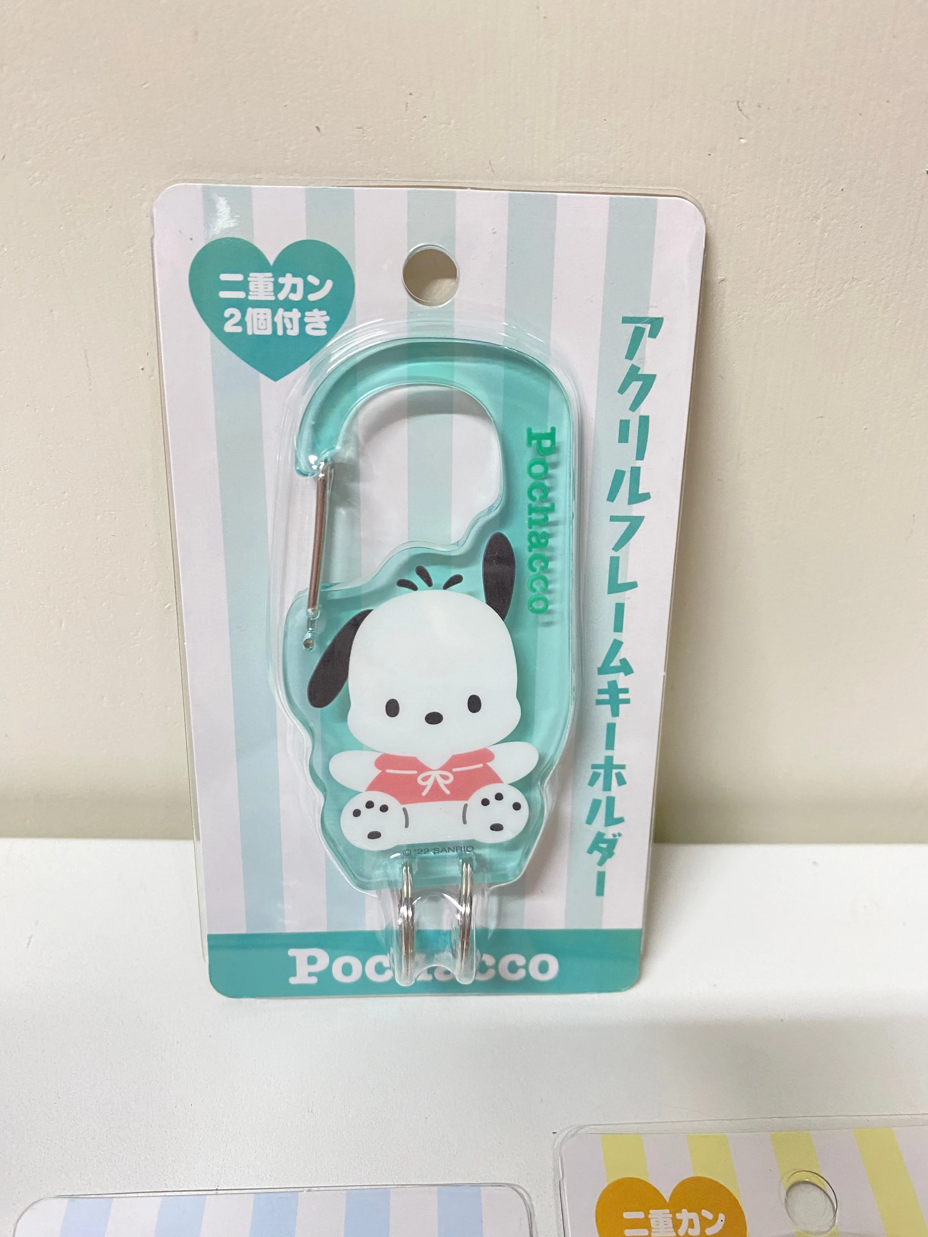 Sanrio Japan Hello Kitty My Melody Kuromi Cinnamoroll Pochacco Hangyodon Acrylic Buckle Charm
