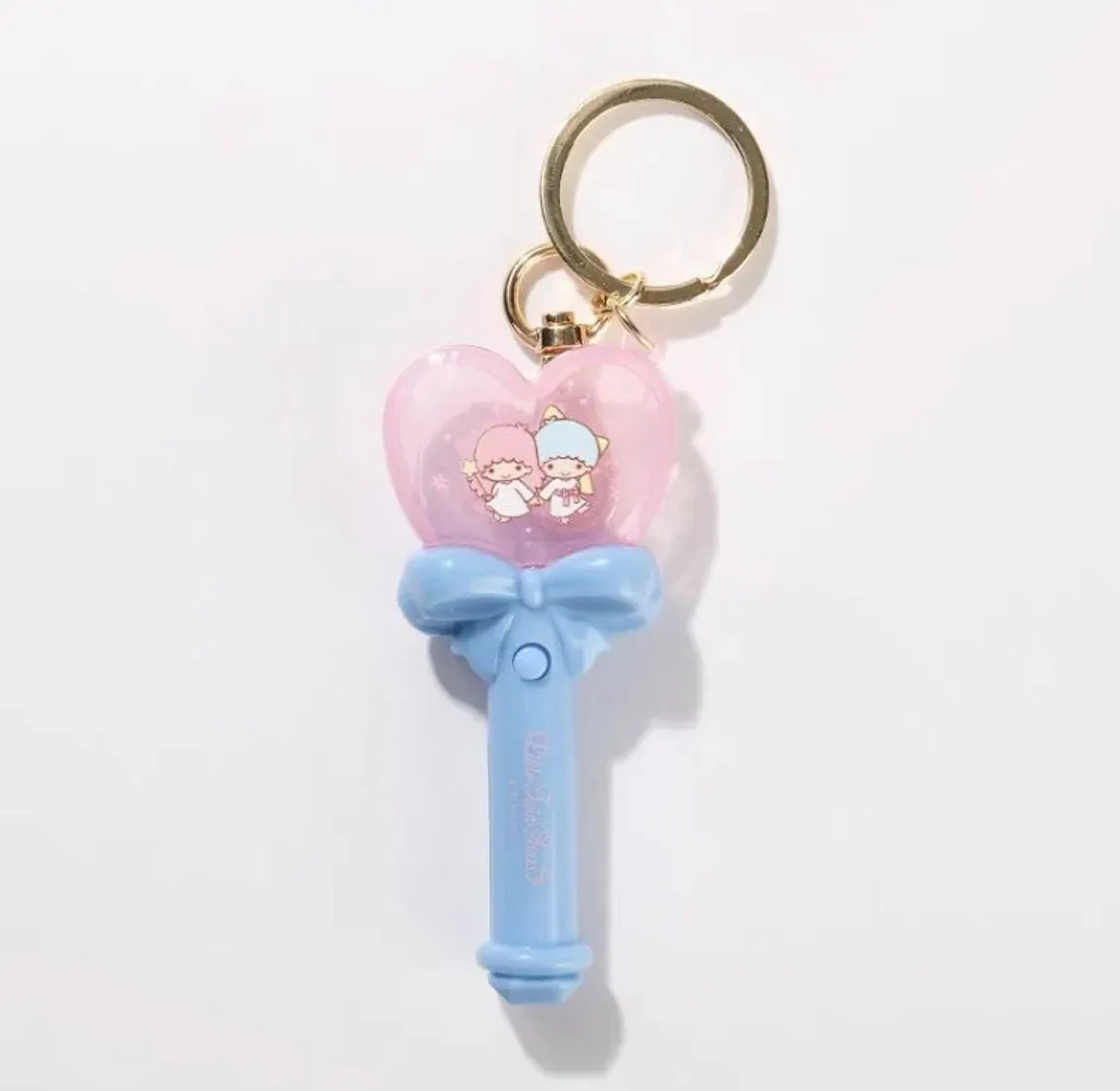 Sanrio Light Magic Wand Stick Hello Kitty Melody Kuromi Cinnamoroll Little Twin Stars Pompompurin Keychain