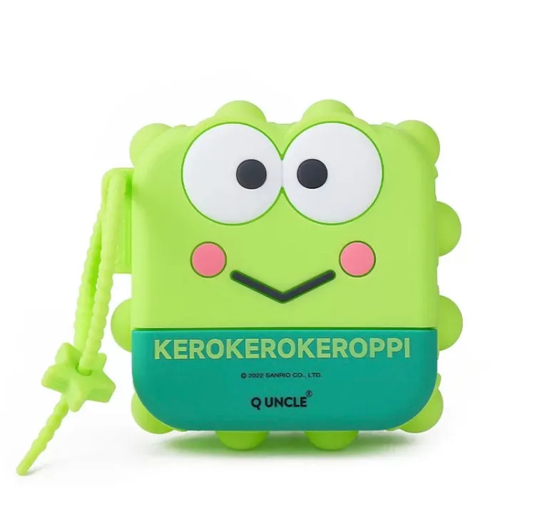 Sanrio Silicone Square PopBoom Purse Bag | Hello Kitty My Melody Kuromi Cinnamoroll KeroKeroKeroppi  - Playful Coin Bag Can put in Airpods EarPhone Children Gift