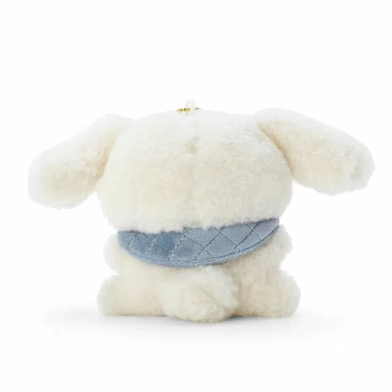 Sanrio Winter Style Collar Keychain  | My Melody Kuromi Cinnamoroll Pompompurin Pochacco - Small Plush Doll Keychain
