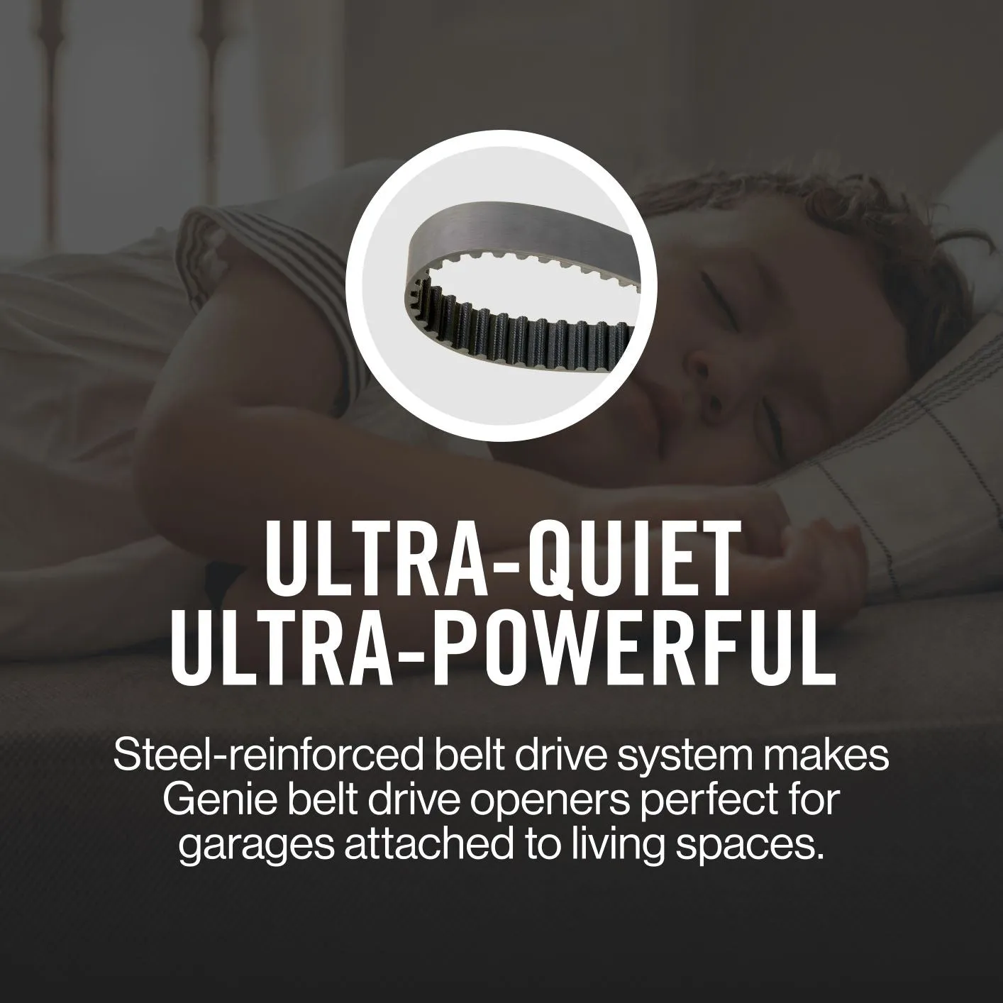 SilentMax LED Connect Ultra-Quiet Belt Drive Smart Garage Door Opener w/ LED lighting and Battery Backup   Aladdin