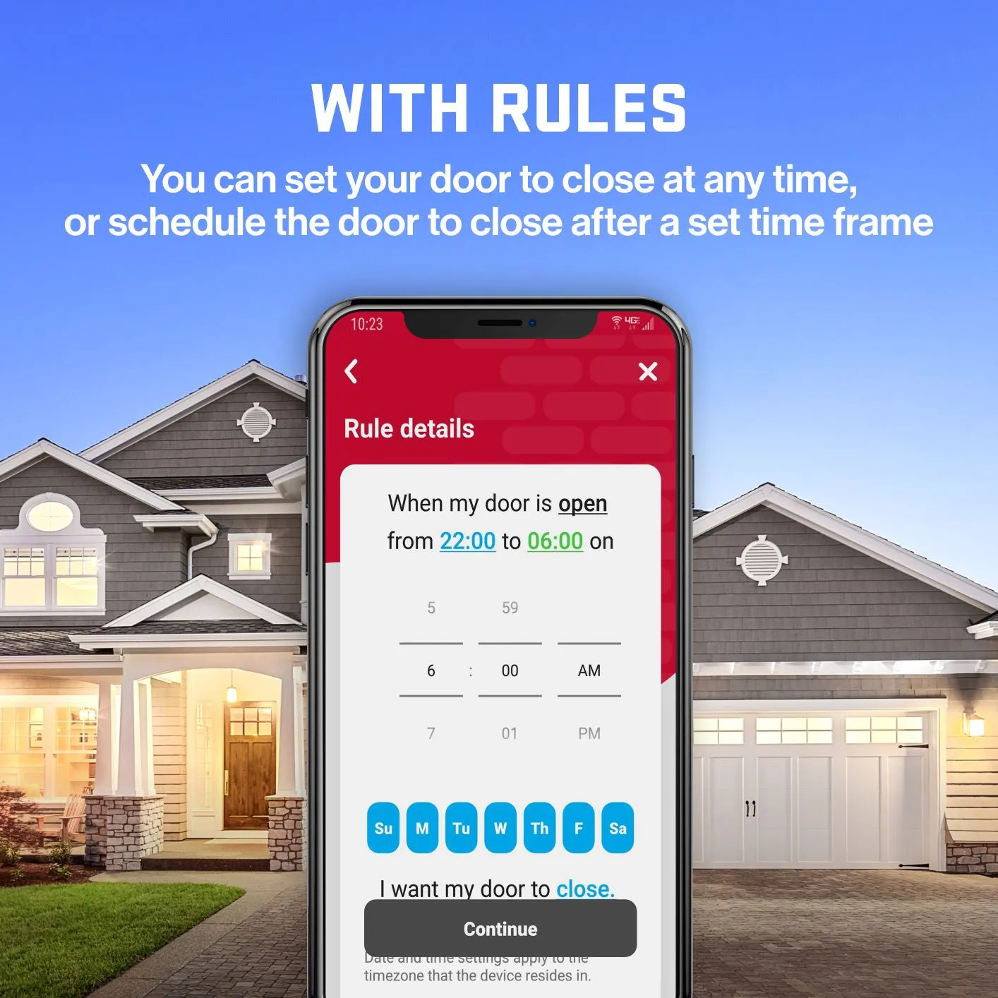 SilentMax LED Connect Ultra-Quiet Belt Drive Smart Garage Door Opener w/ LED lighting and Battery Backup   Aladdin