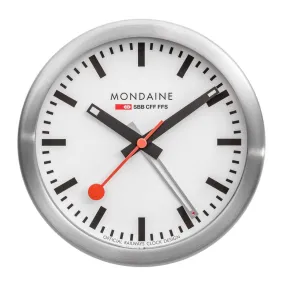 Silver Coloured Table and Alarm Clock, 12,5 cm