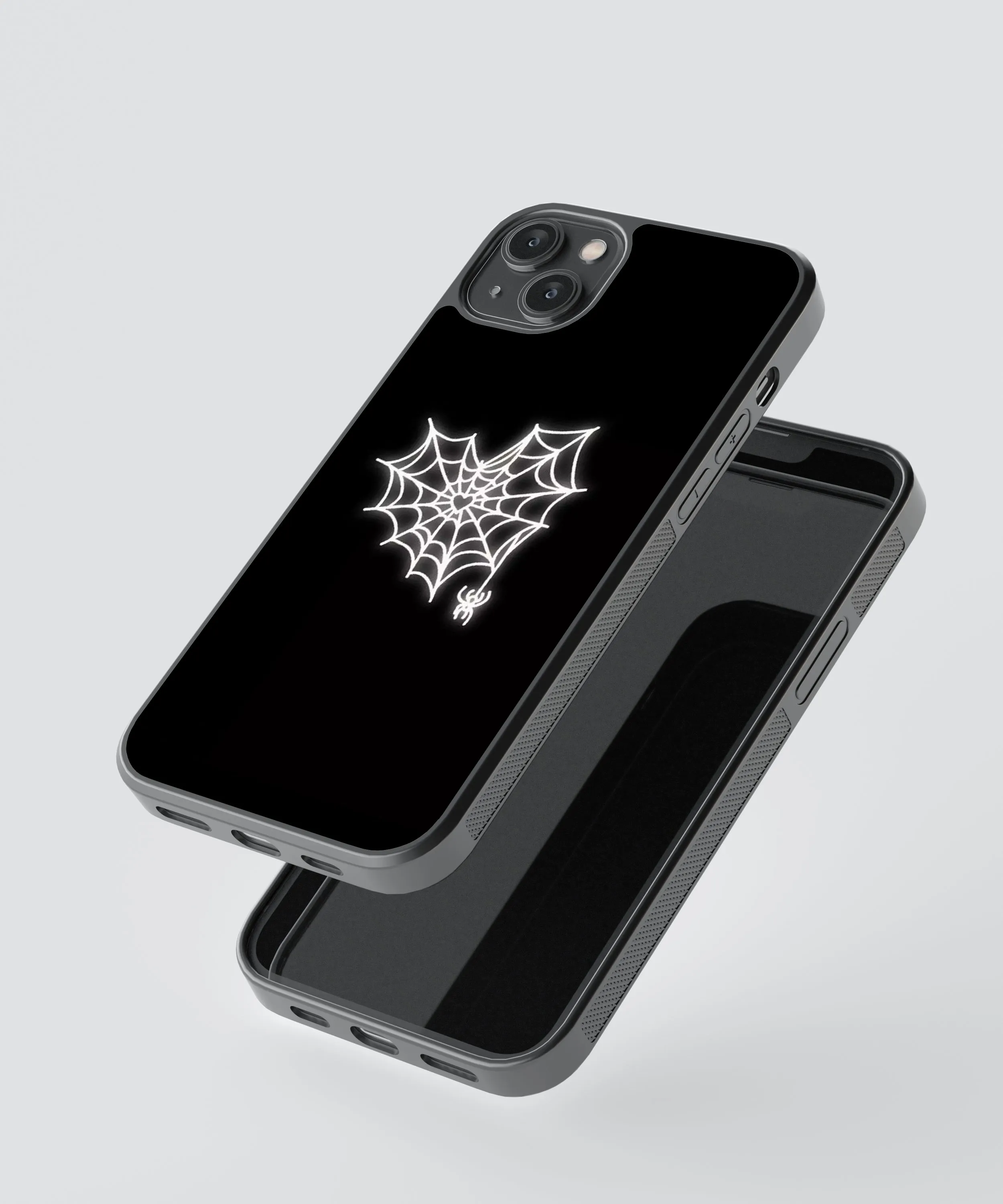 Spider Heart Pop Culture Glass Phone Case Cover