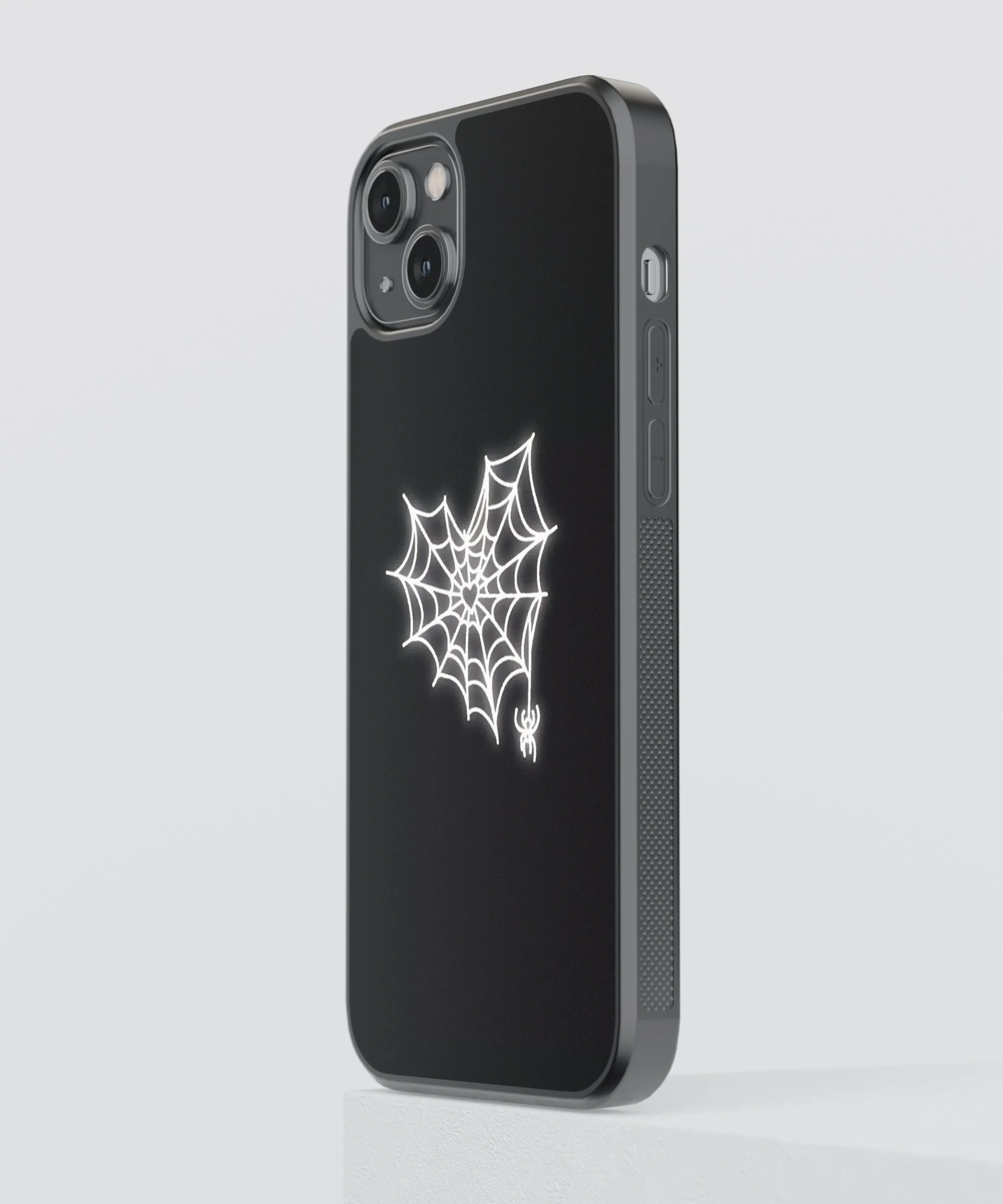 Spider Heart Pop Culture Glass Phone Case Cover