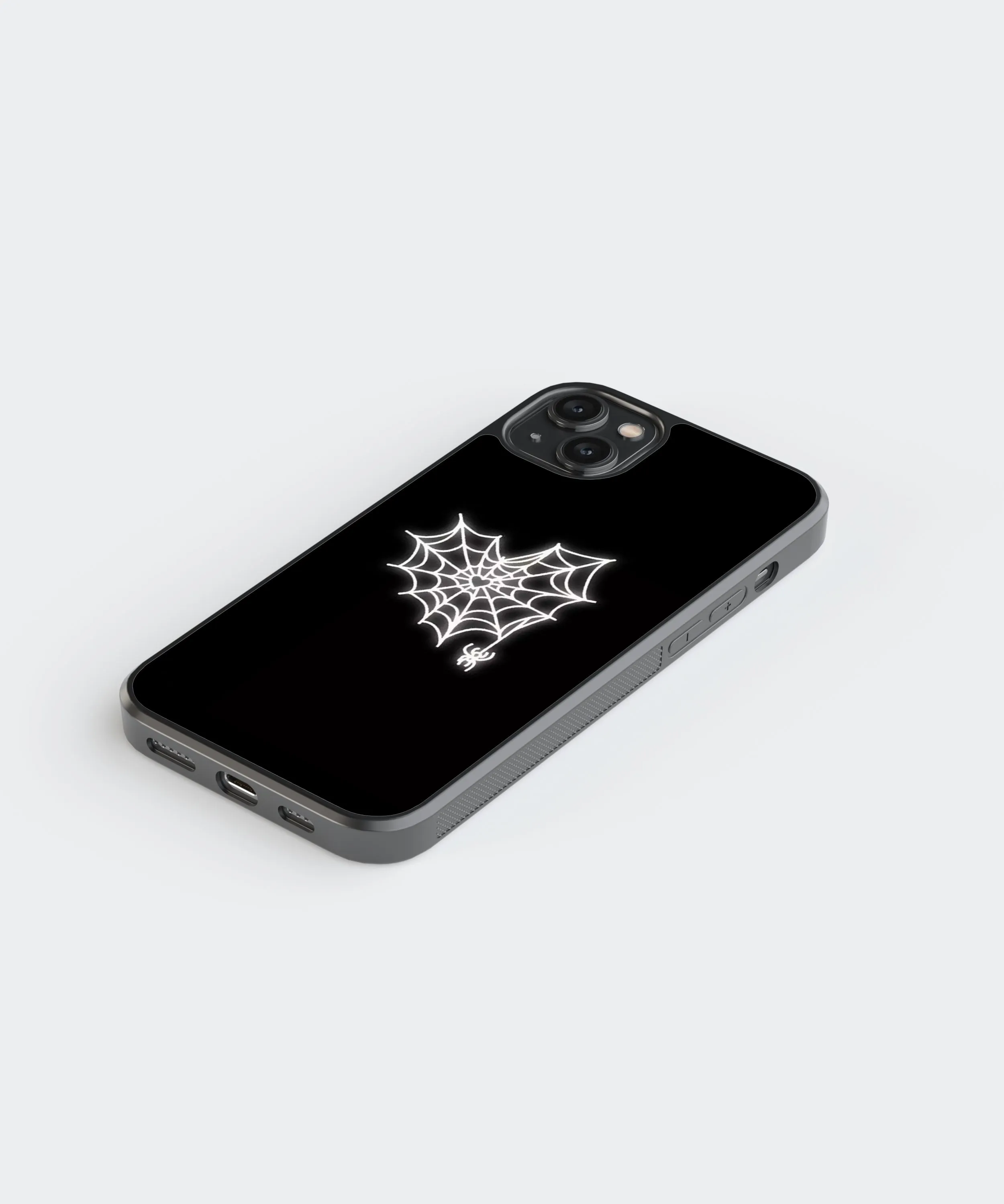 Spider Heart Pop Culture Glass Phone Case Cover