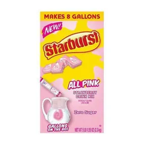 Starburst Strawberry All Pink Singles To Go Drink Mix
