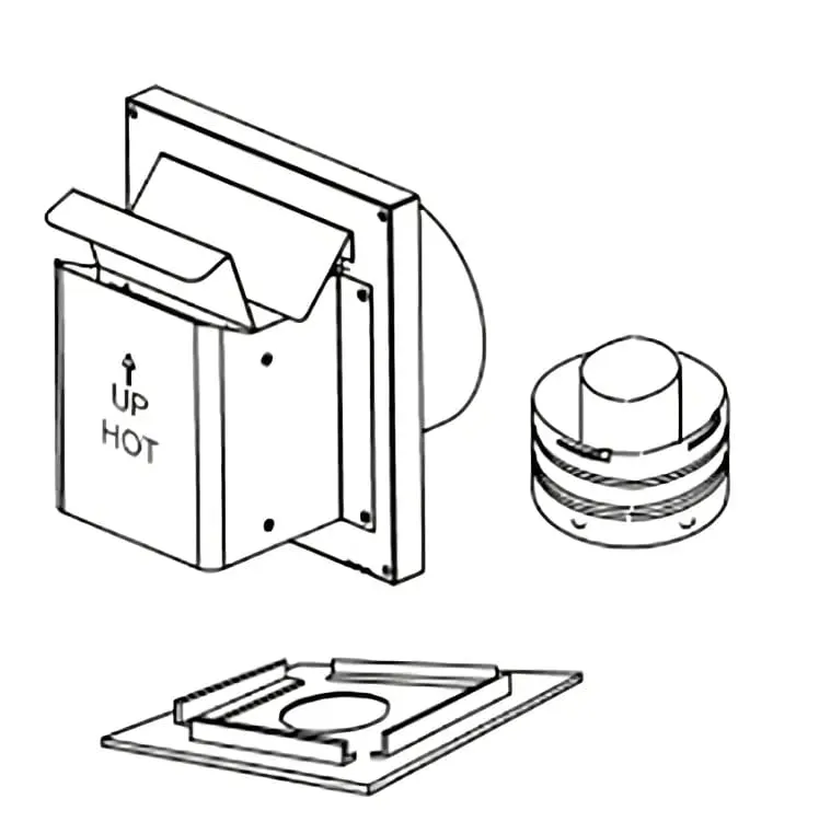 Superior 33-inch Secure Flex Compact Termination Kit SF45HTKCT