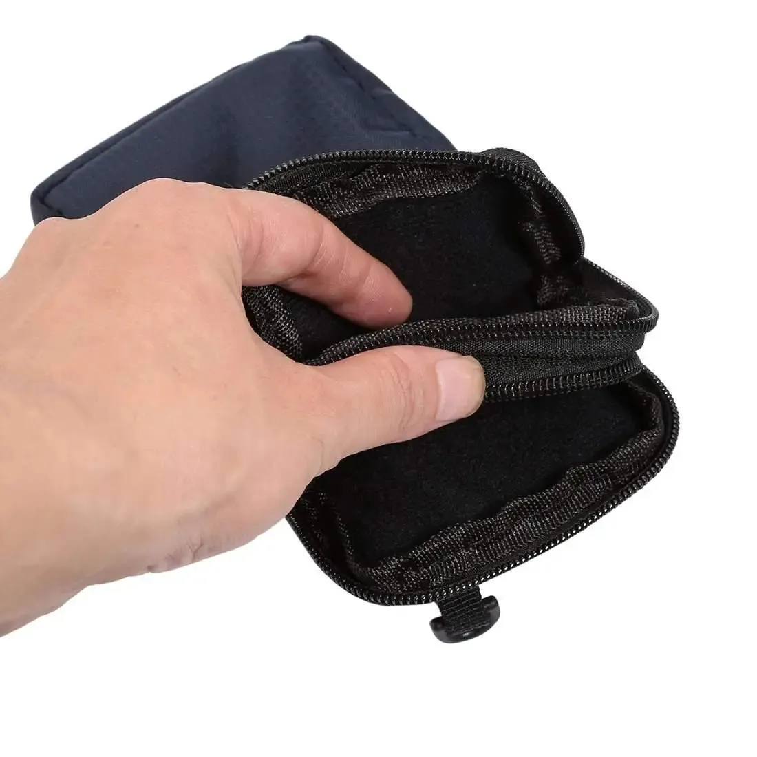 Universal Multi-function Double Layer Zipper Sports Waist /Shoulder -Universal Multi-Function Sports Waist Bag