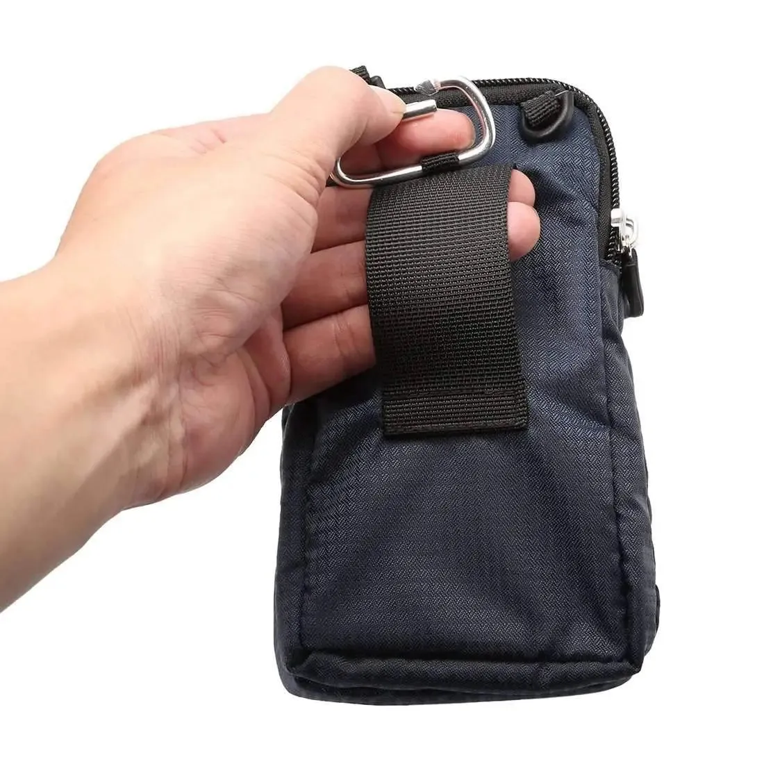 Universal Multi-function Double Layer Zipper Sports Waist /Shoulder -Universal Multi-Function Sports Waist Bag