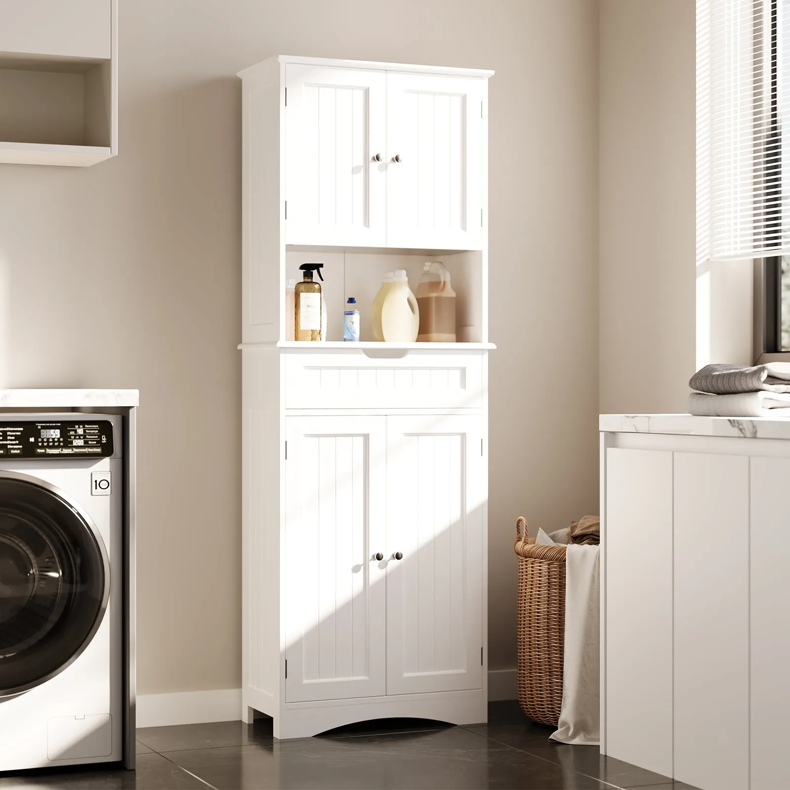 Victure AP14 Storage Cabinet with Doors and Shelves
