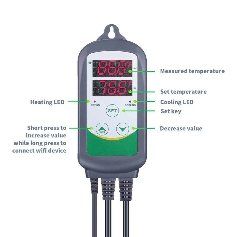WIFI Digital Thermostat Temperature Controller Outlet