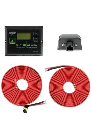 Zamp Solar 15 Amp Controller and Wiring Integration Kit (up to 270 Watts)